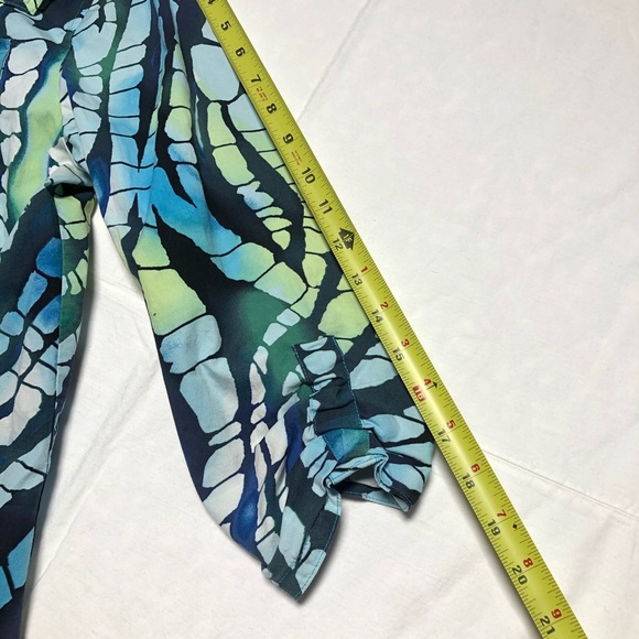 Chicos 0 jacket light weight 3/4 sleeve green - Picture 3 of 9